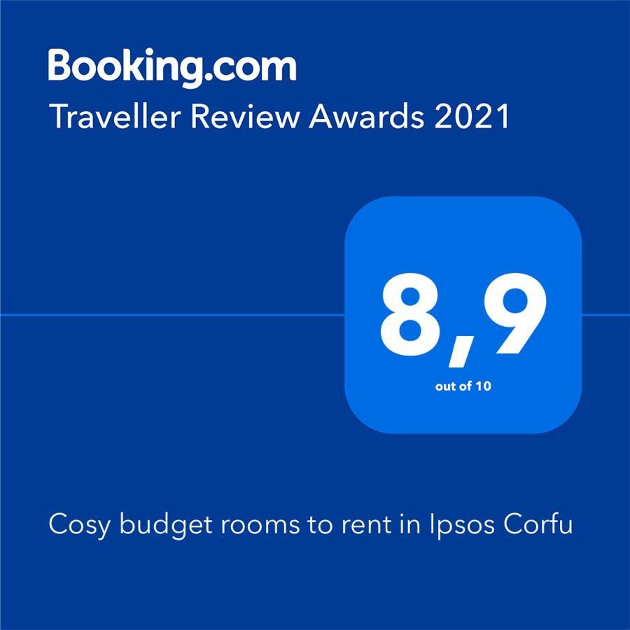 Cosy Budget Rooms To Rent In Ipsos Corfu Dış mekan fotoğraf